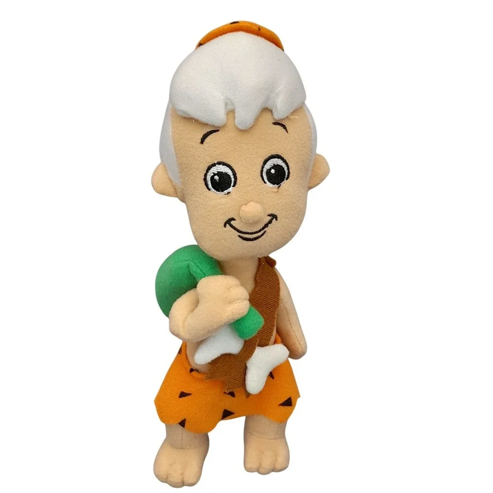The Flintstones‎ Bamm-Bamm Rubble Plush Stuffed Toy 9 Inch Hanna-Barbera Orange